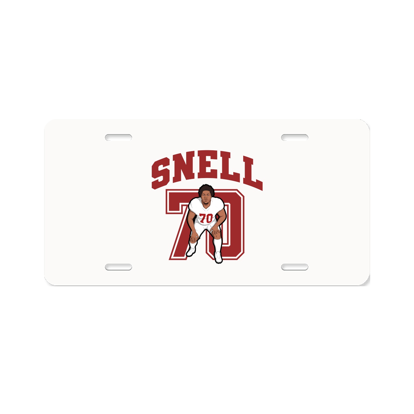 License Plate — Number in Classic