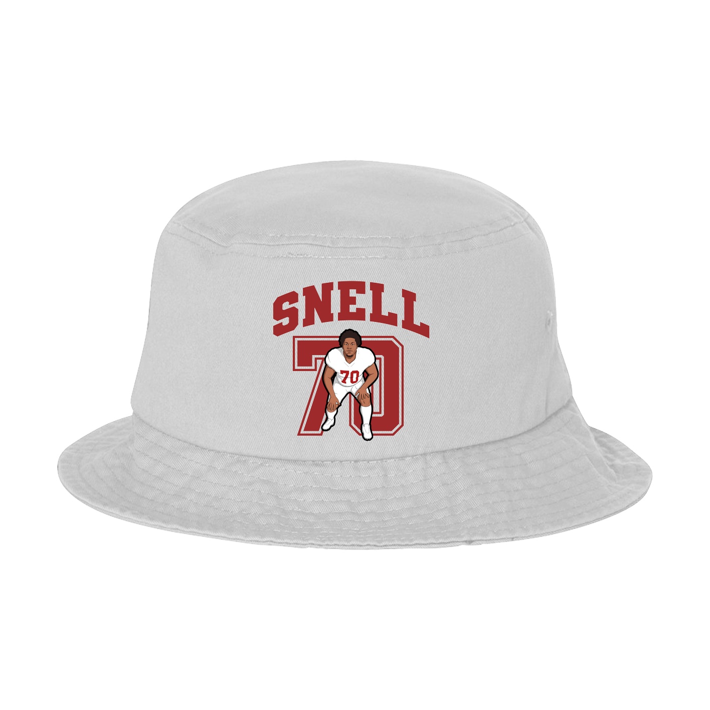 Bucket Cap — Number in White
