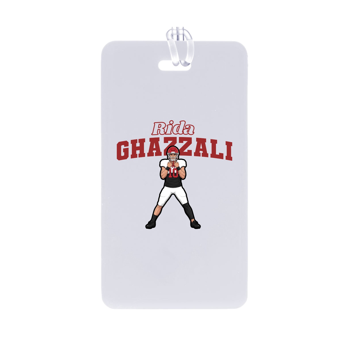 Bag Tag — Name Arch in Classic
