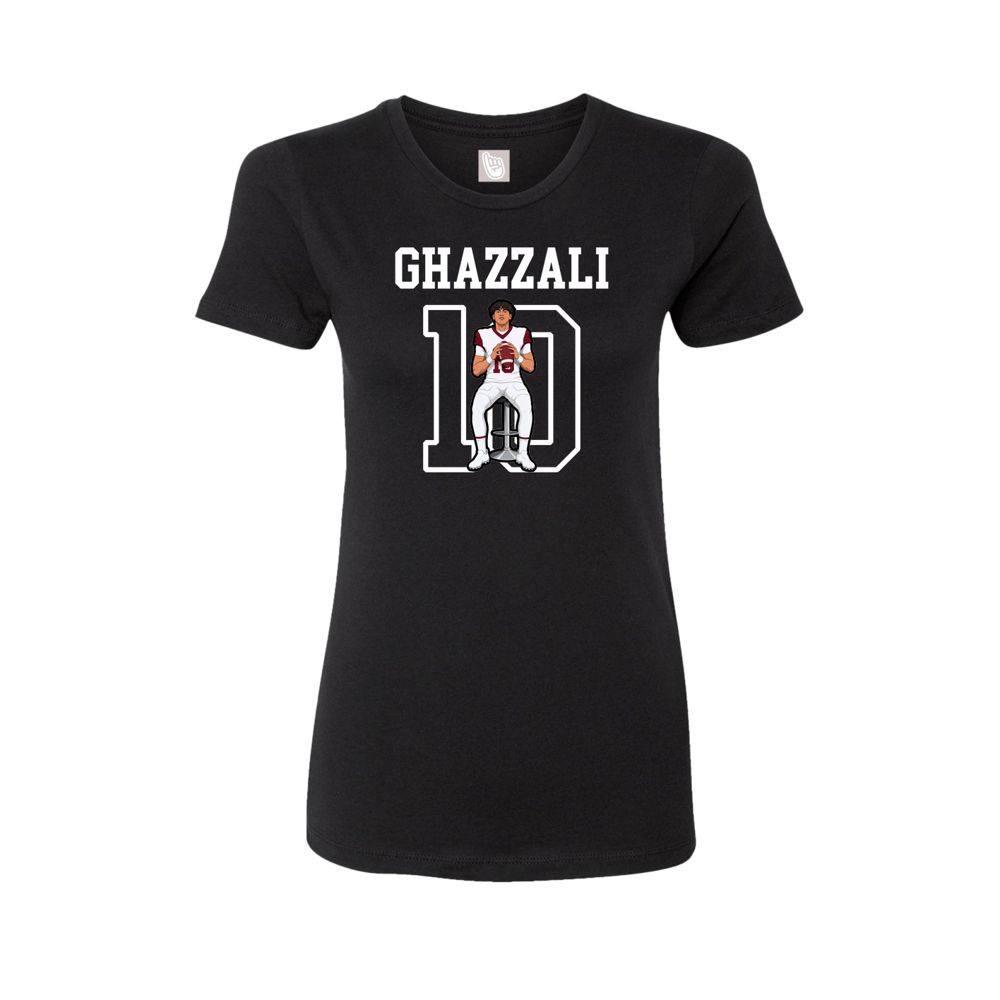 Fitted Women's Tee — Shirsey in Black