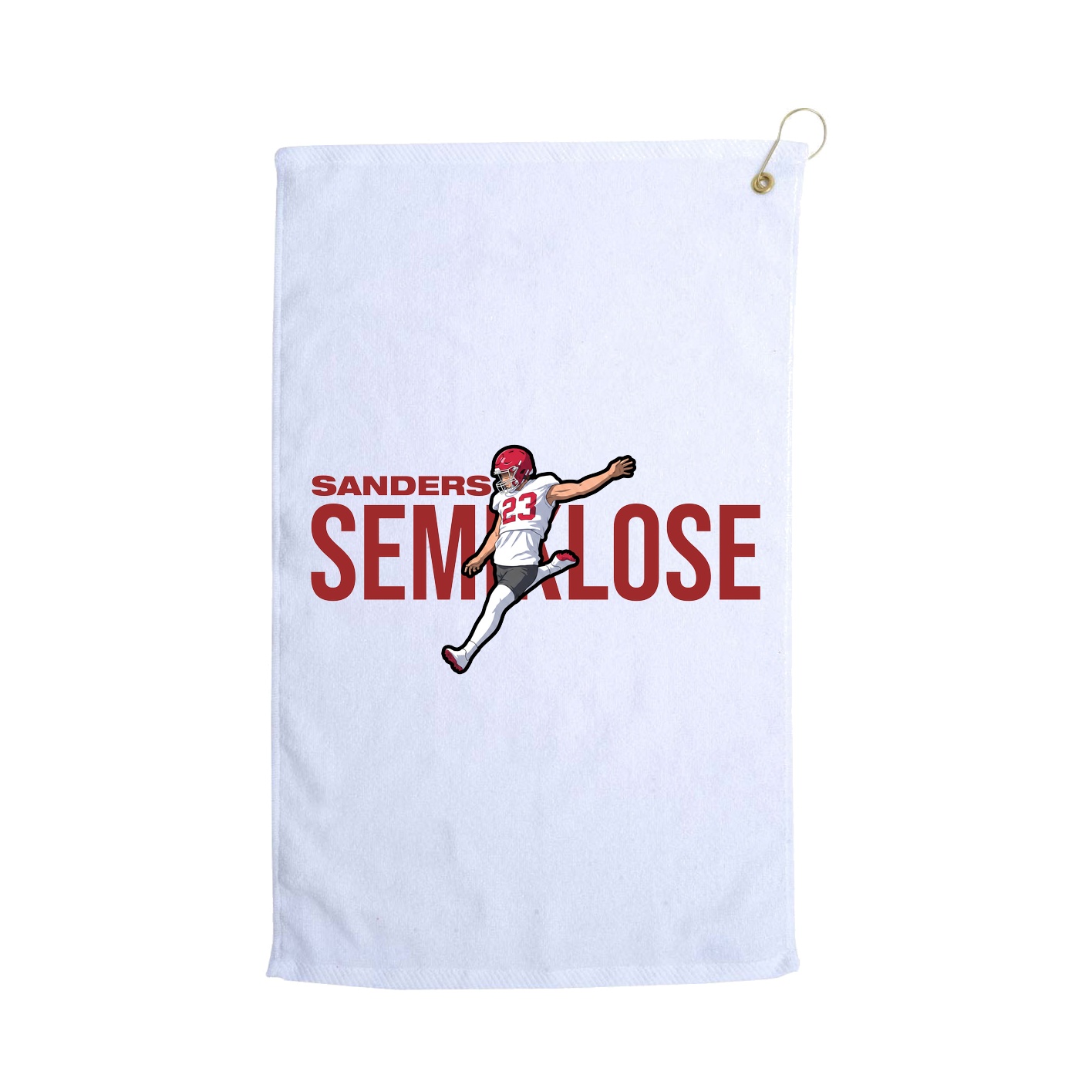 Golf Towel — Player Name in White