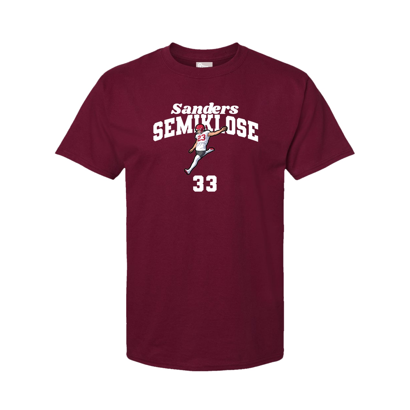 Tee — Signature Arch in Cardinal