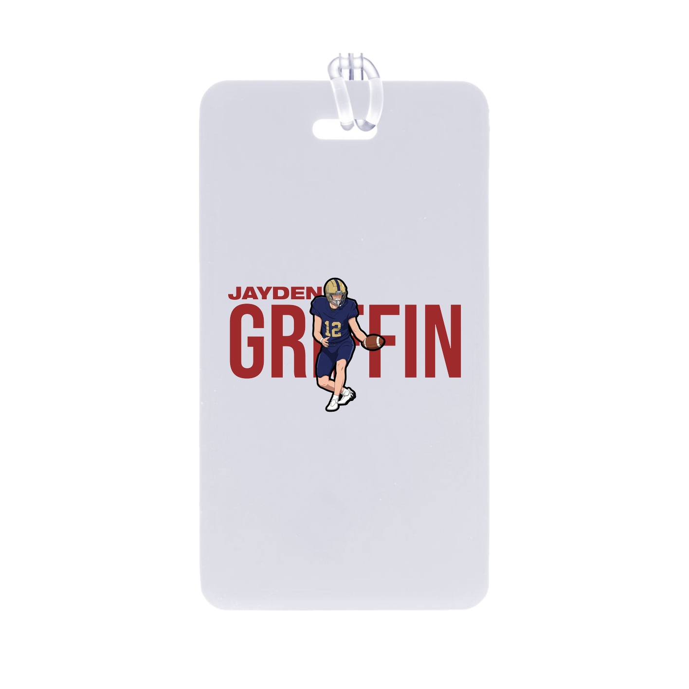 Bag Tag — Player Name in Classic