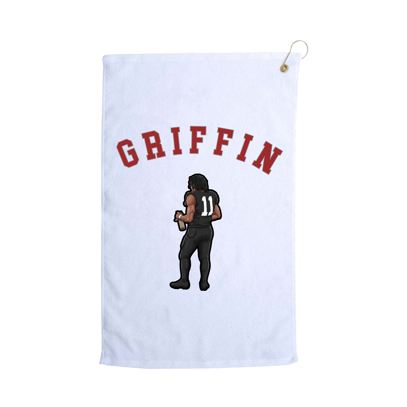 Golf Towel — Shirsey Arch in White