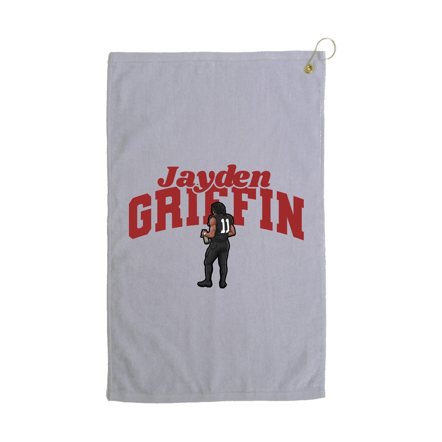 Golf Towel — Signature Arch in Grey