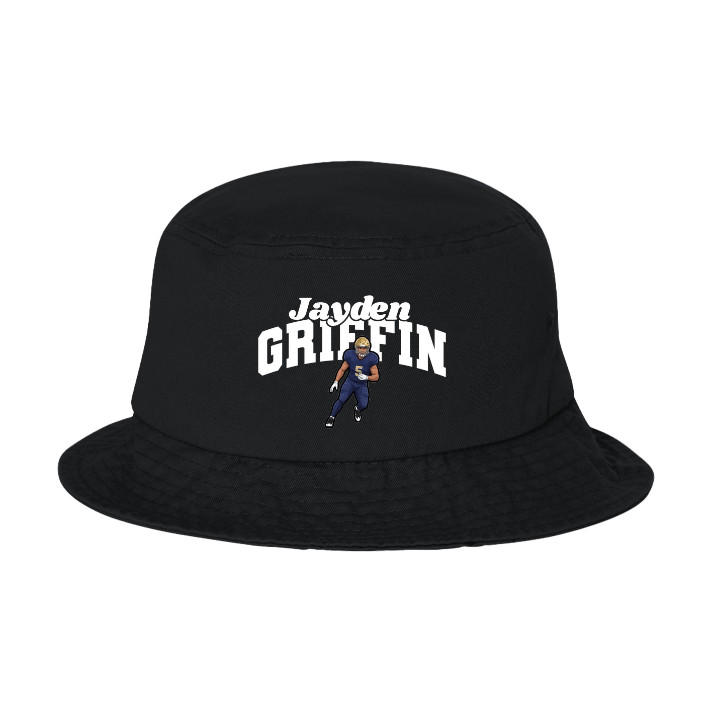 Bucket Cap — Signature Arch in Black