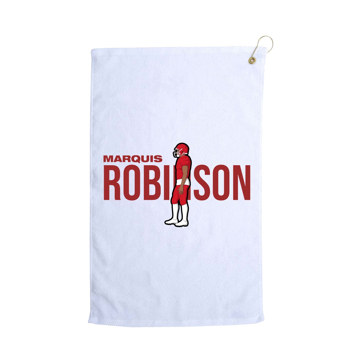 Golf Towel — Player Name in White