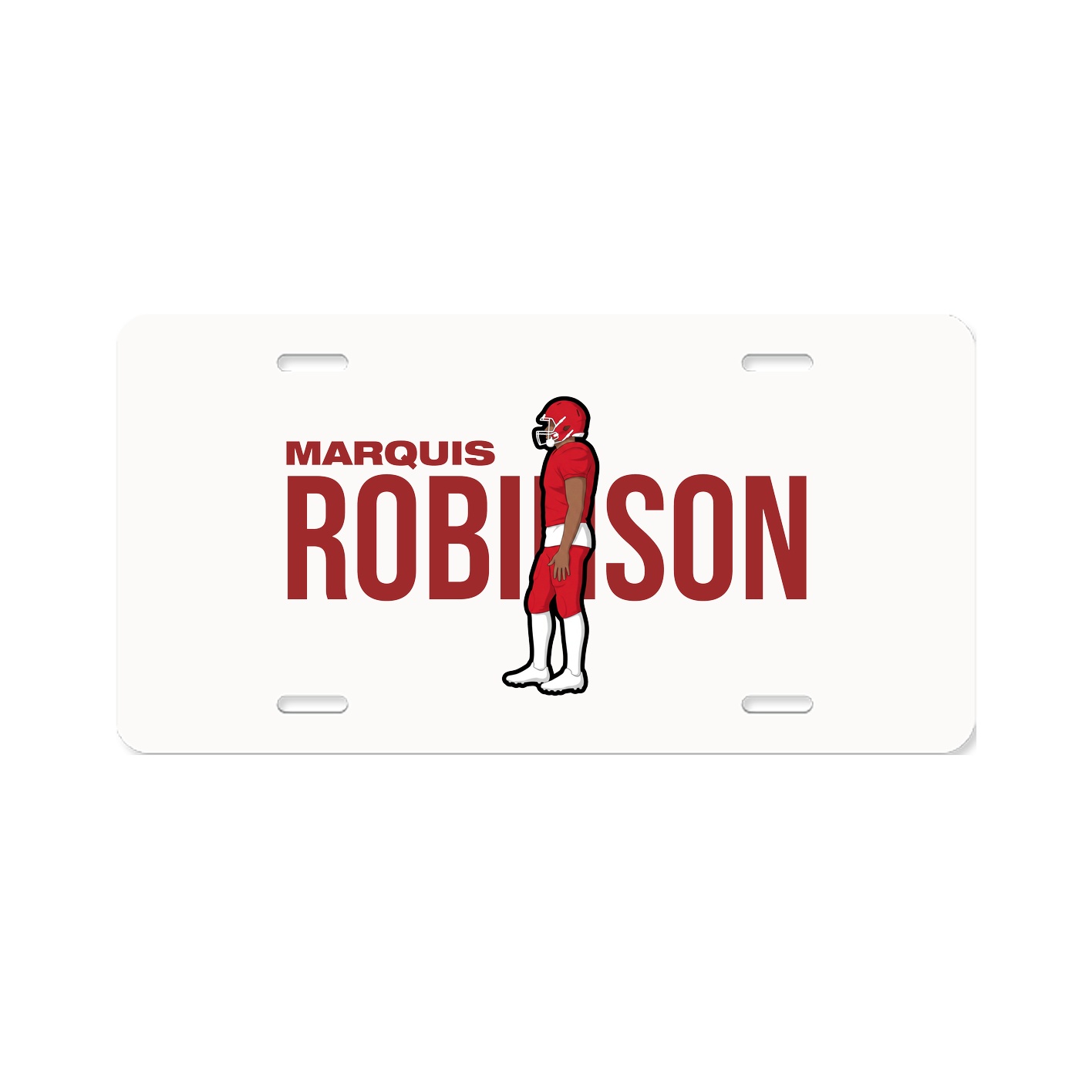 License Plate — Player Name in Classic
