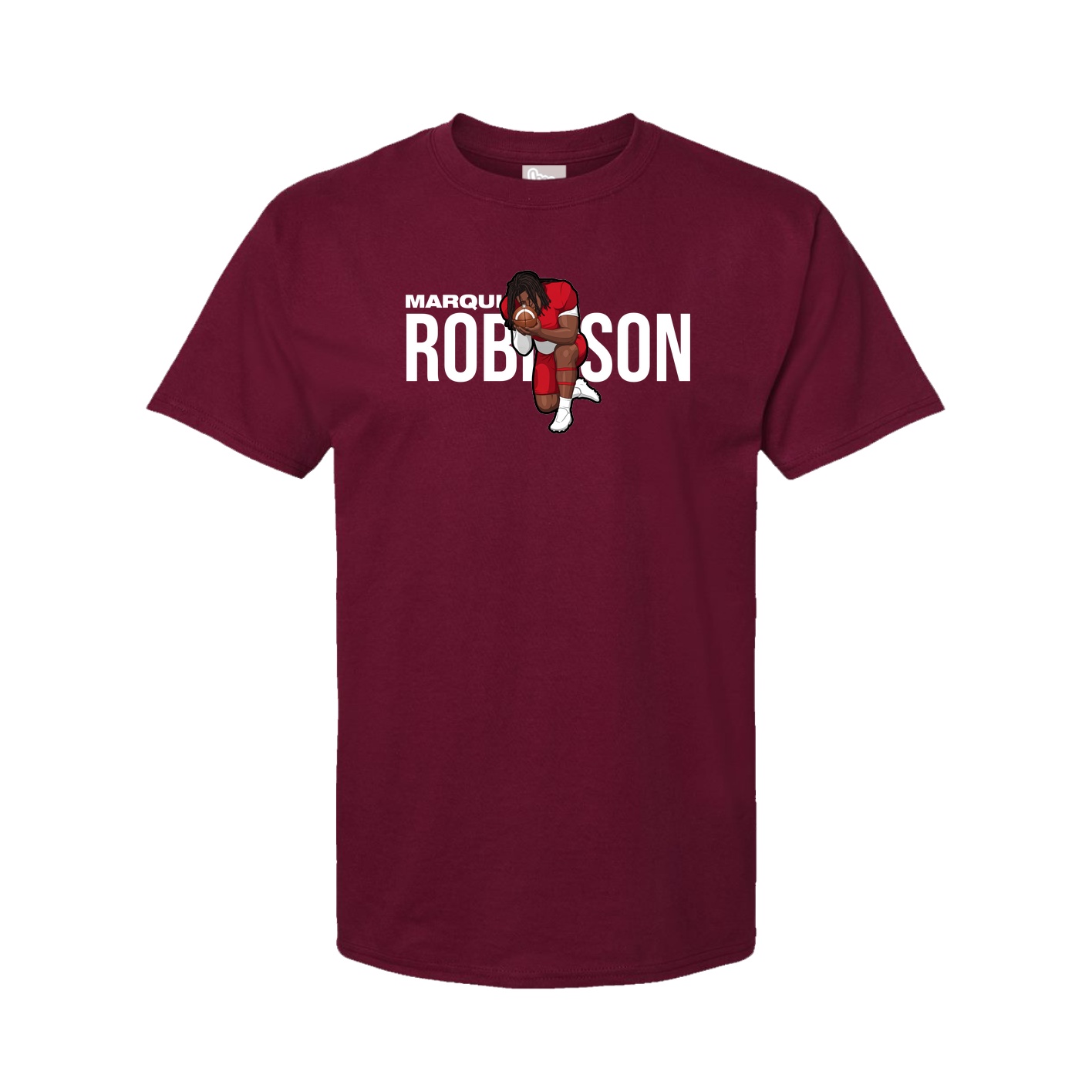 Youth Tee — Player Name in Cardinal