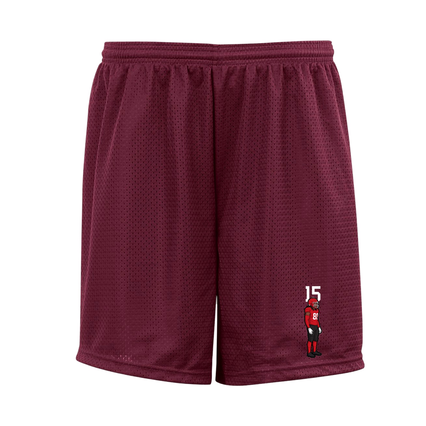 Shorts — Number Top in Cardinal