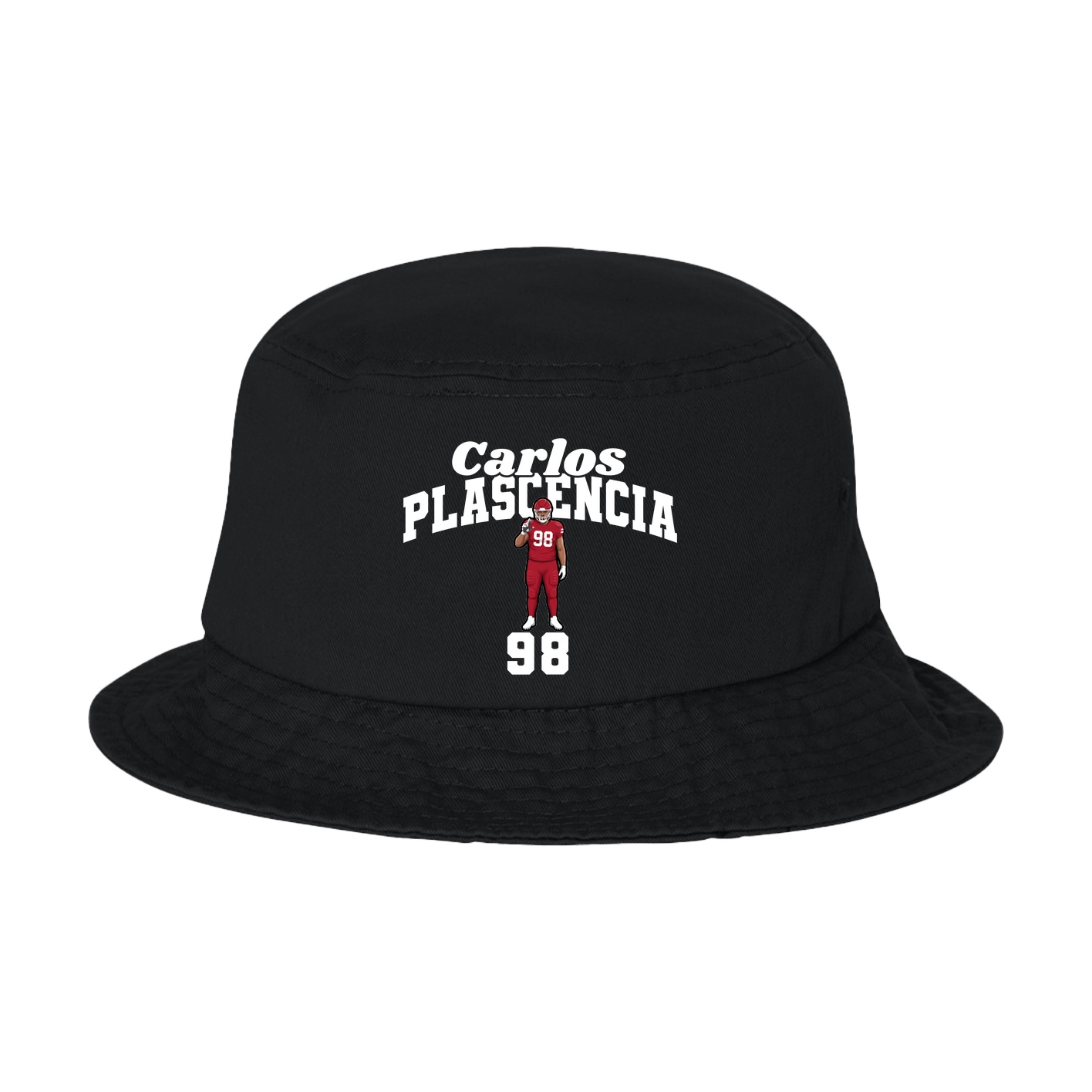 Bucket Cap — Signature Arch in Black