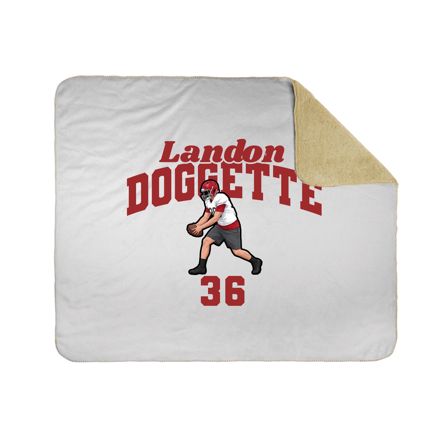 Throw Blanket — Signature Arch in White