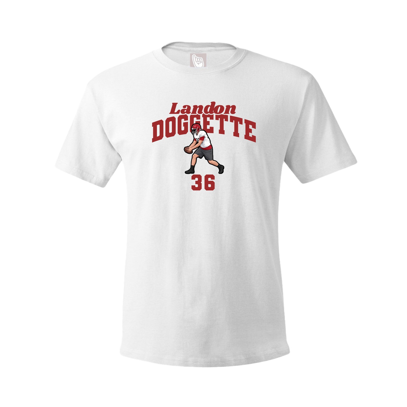 Youth Tee — Signature Arch in White