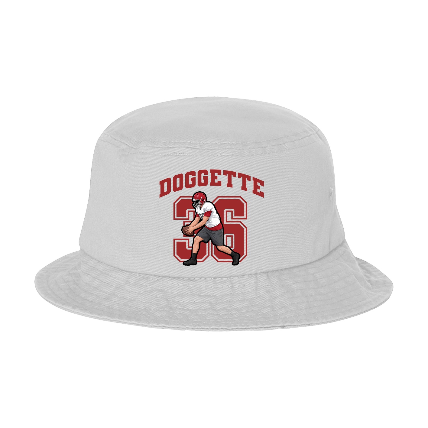 Bucket Cap — Number in White