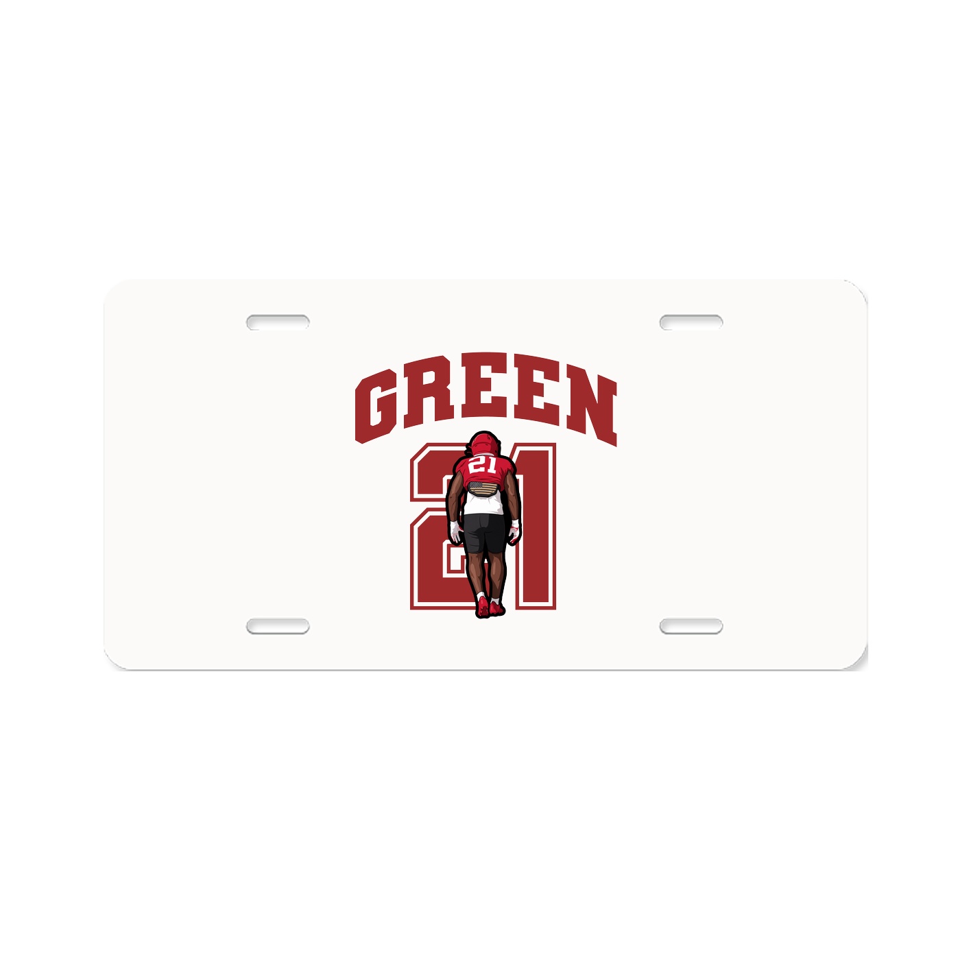 License Plate — Number in Classic