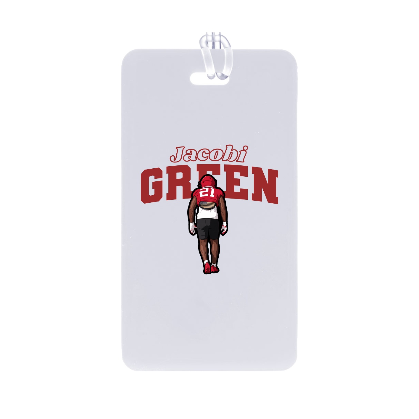 Bag Tag — Name Arch in Classic
