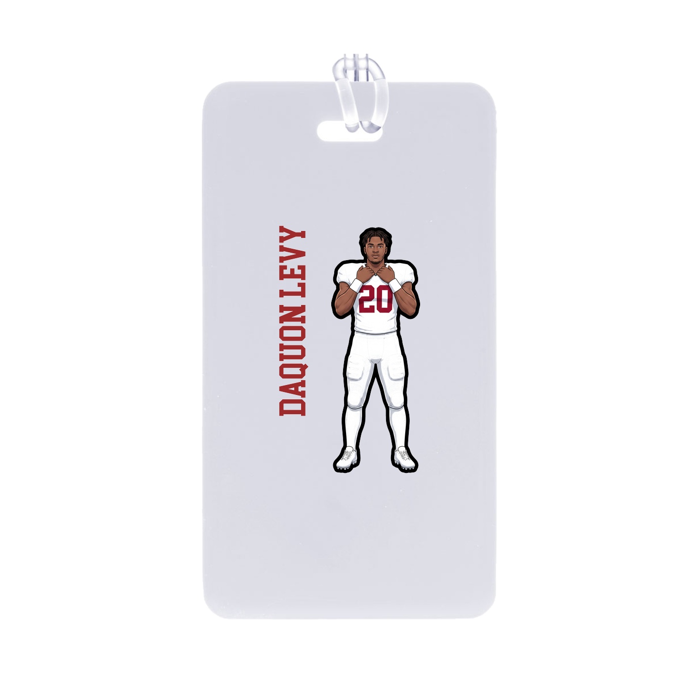 Bag Tag — Name Vertical in Classic