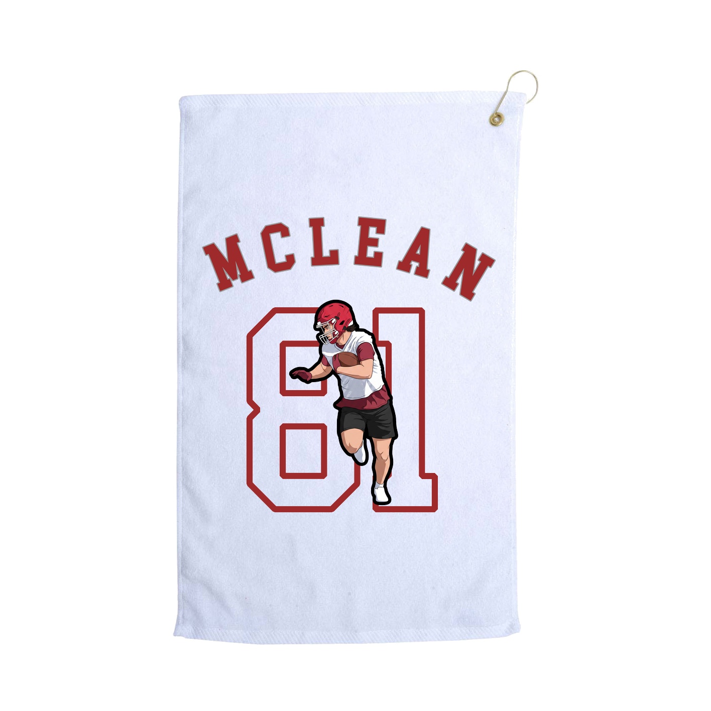 Golf Towel — Shirsey Arch in White
