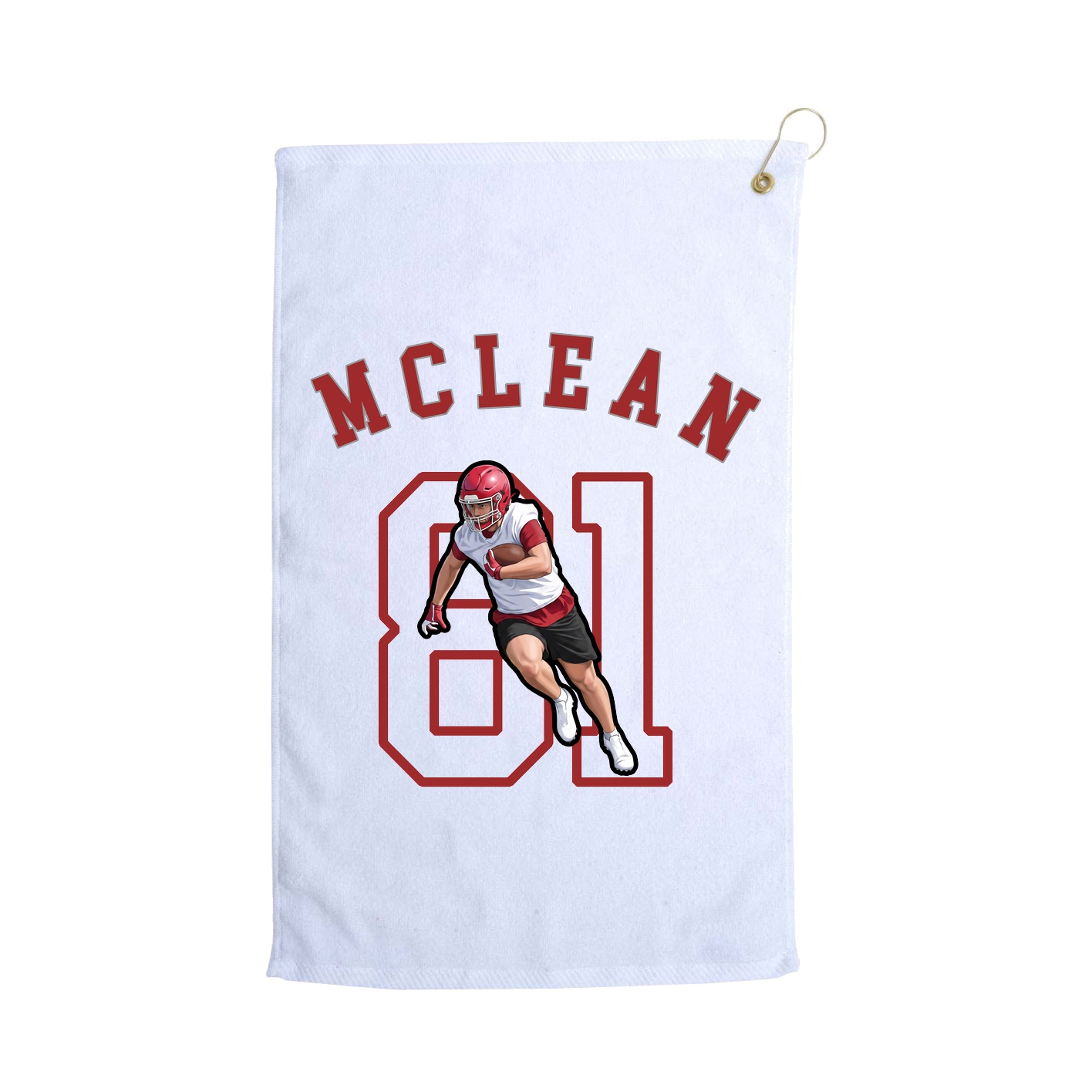 Golf Towel — Shirsey Arch in White
