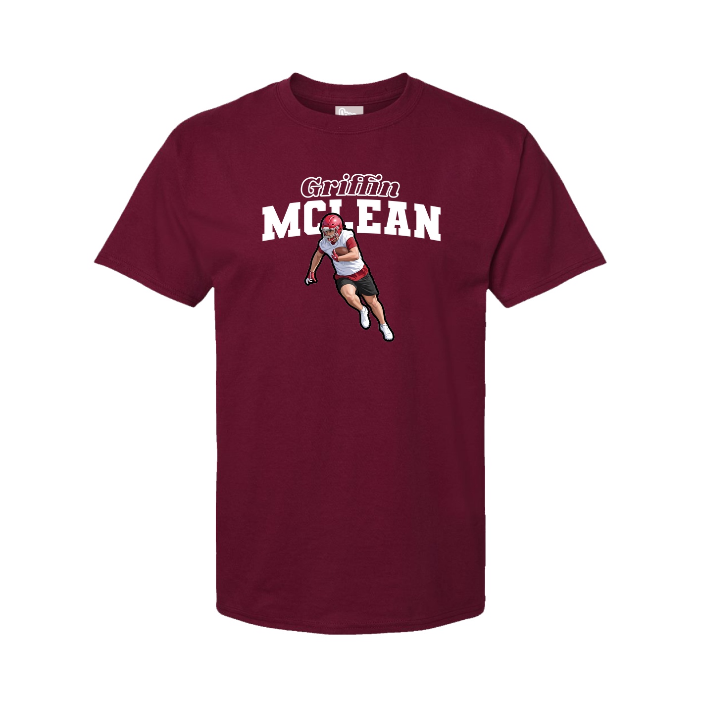 Tee — Name Arch in Cardinal