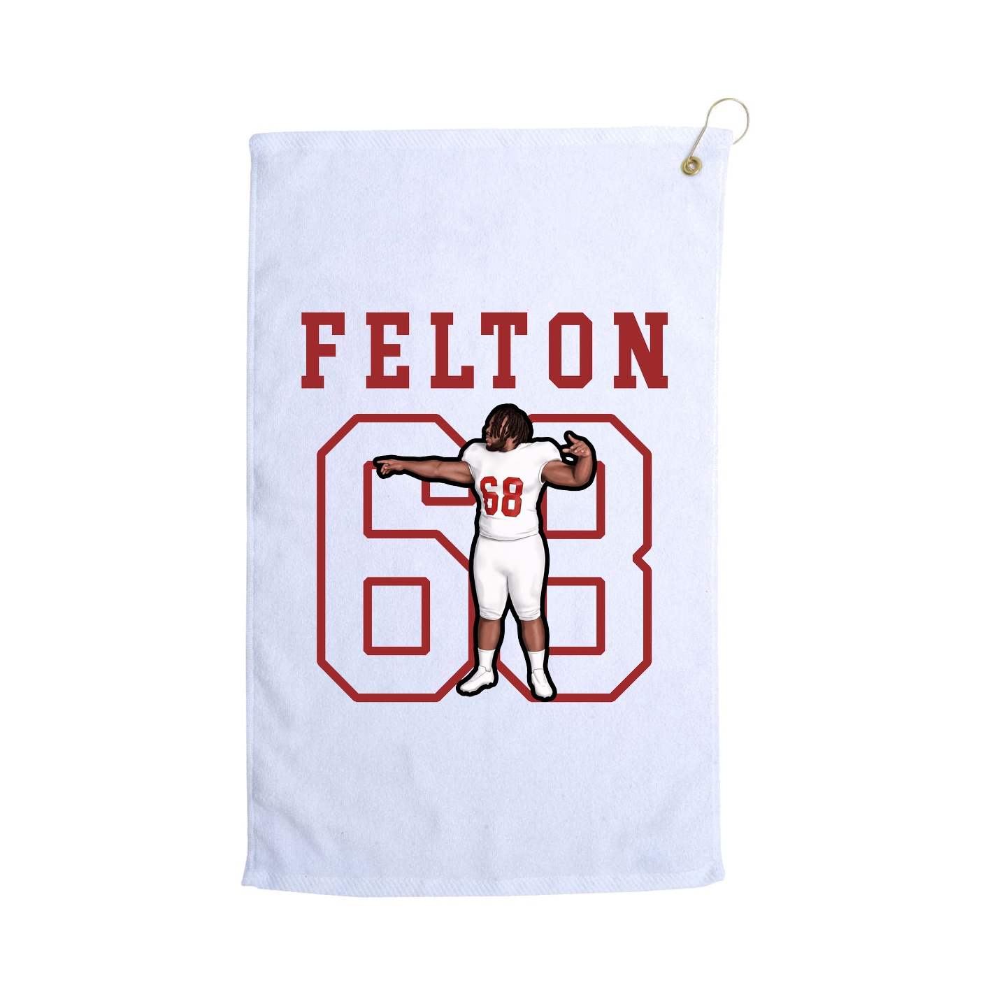 Golf Towel — Shirsey in White