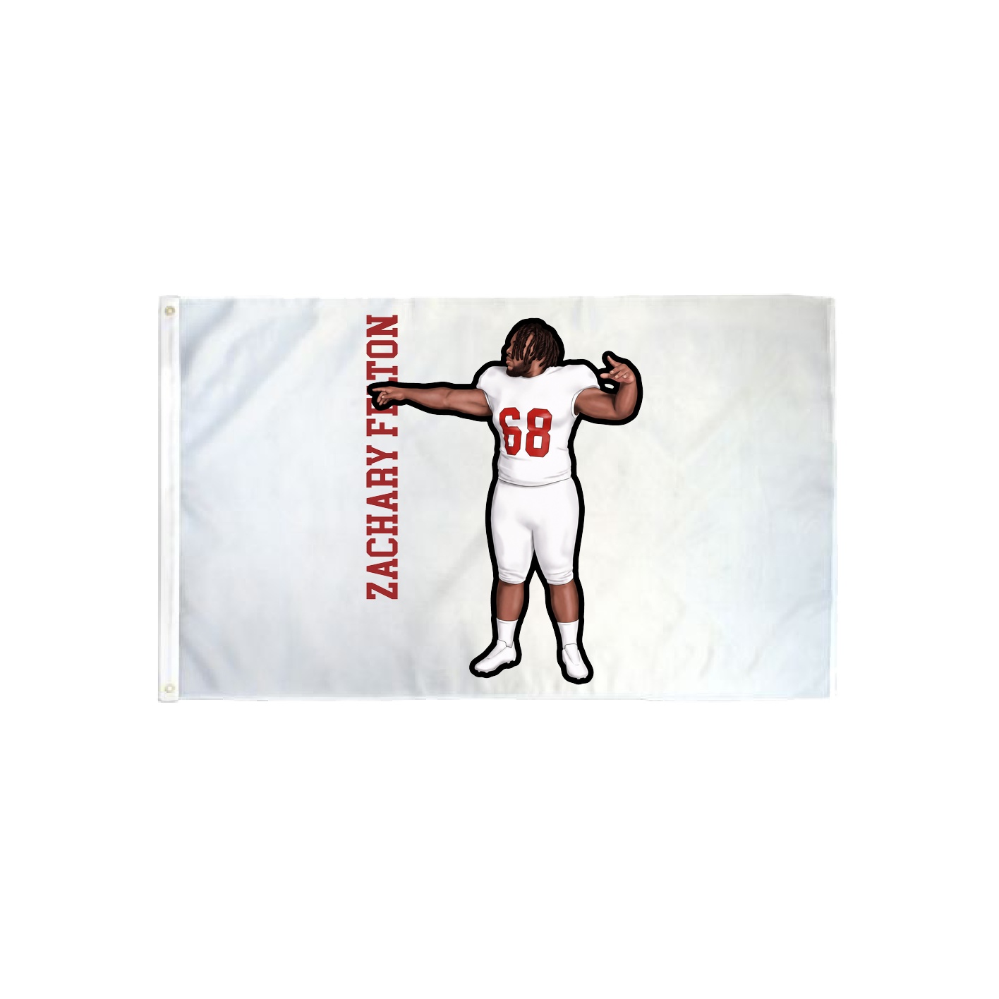 3x5 Flag — Name Vertical in Classic