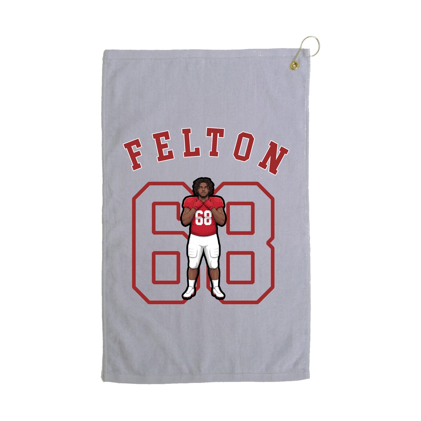 Golf Towel — Shirsey Arch in Grey