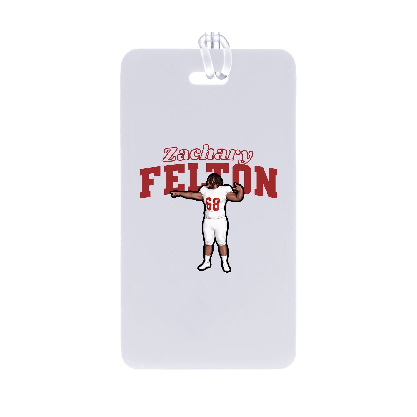 Bag Tag — Name Arch in Classic