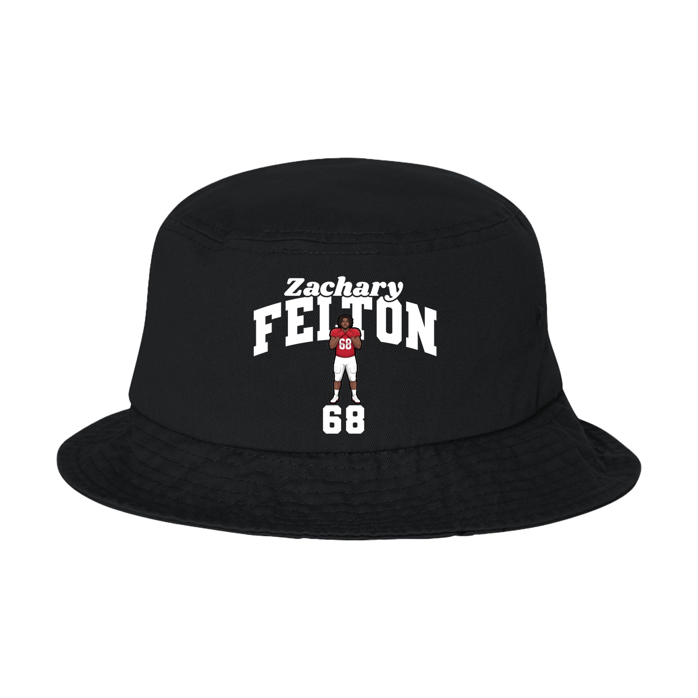 Bucket Cap — Signature Arch in Black