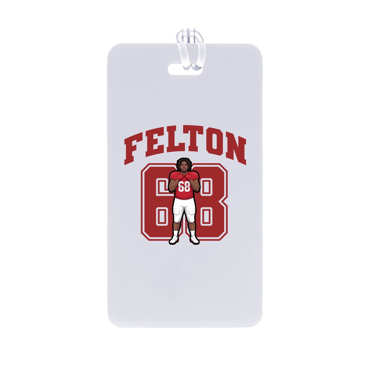 Bag Tag — Number in Classic
