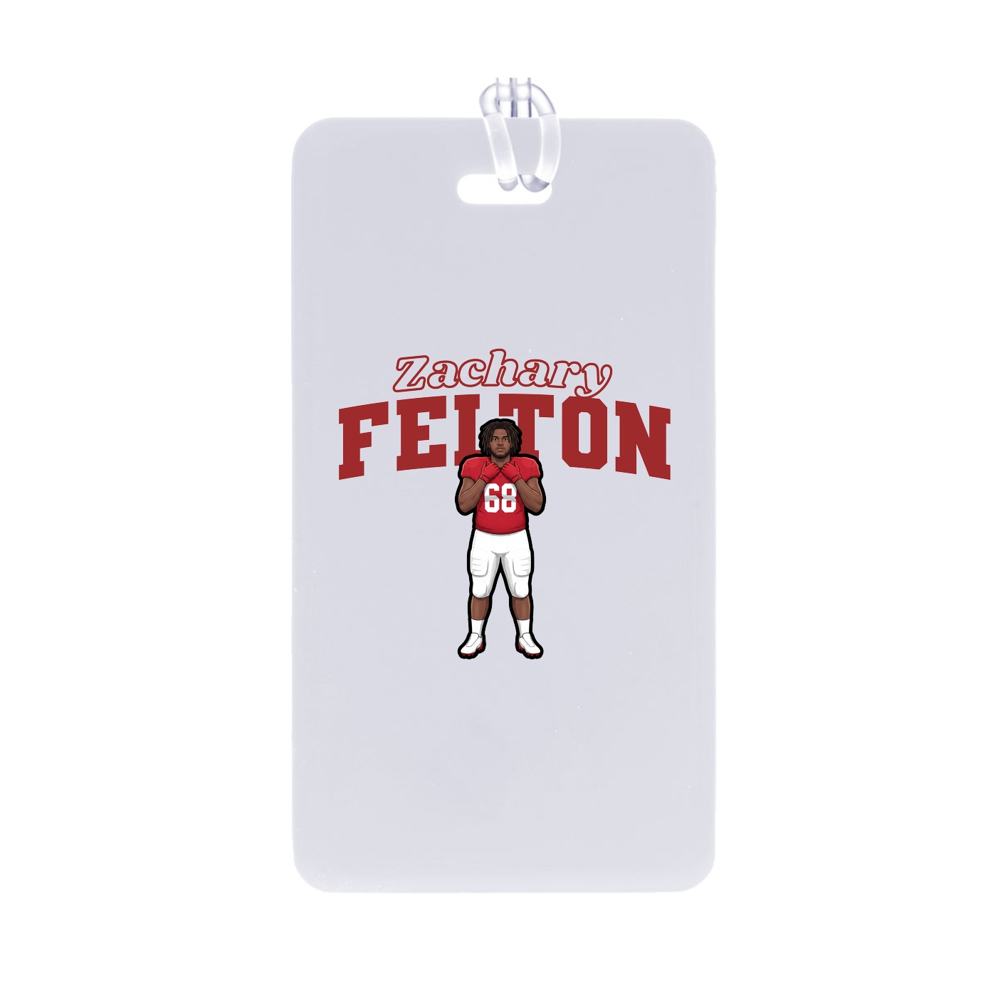 Bag Tag — Name Arch in Classic