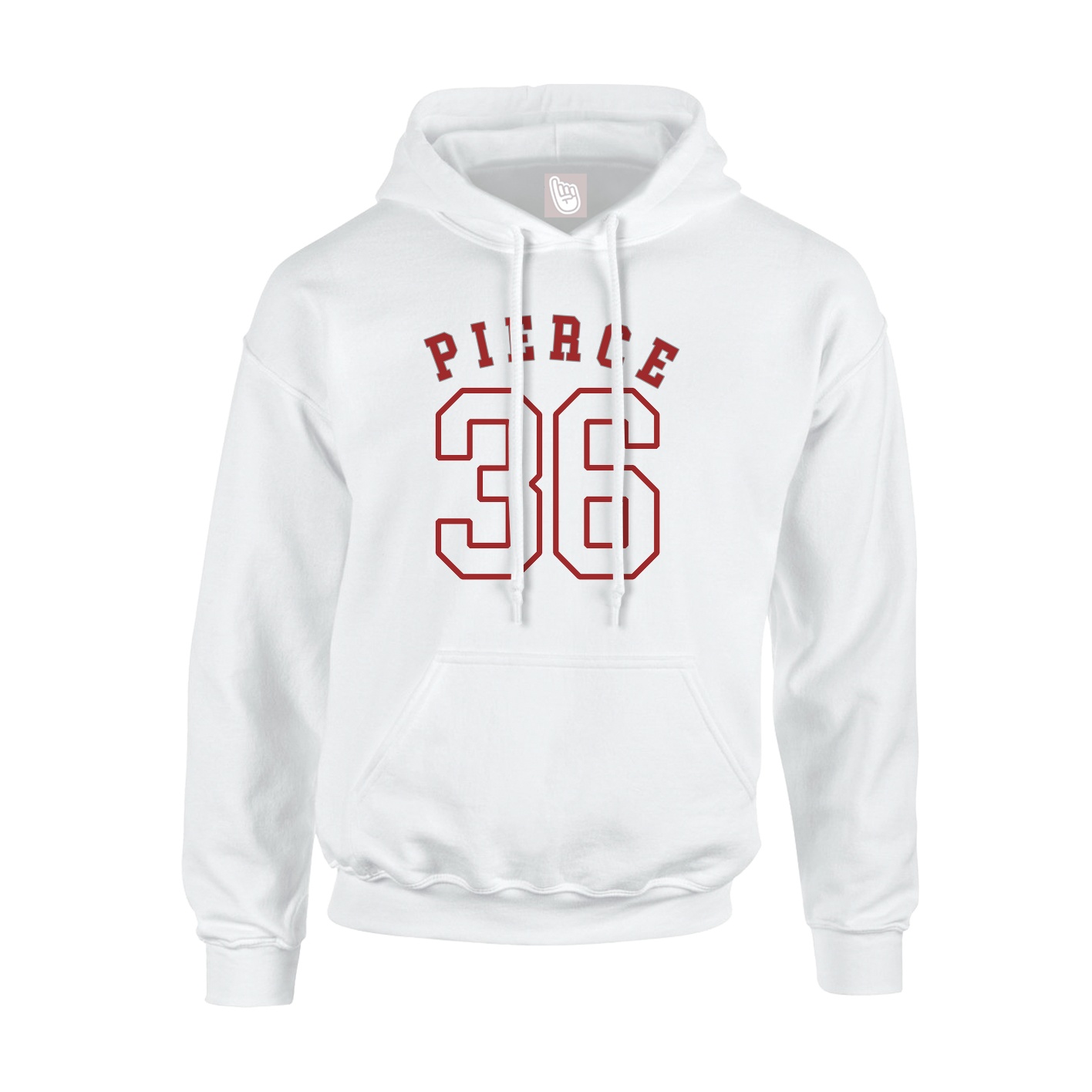 Youth Hoodie — Shirsey Arch in White