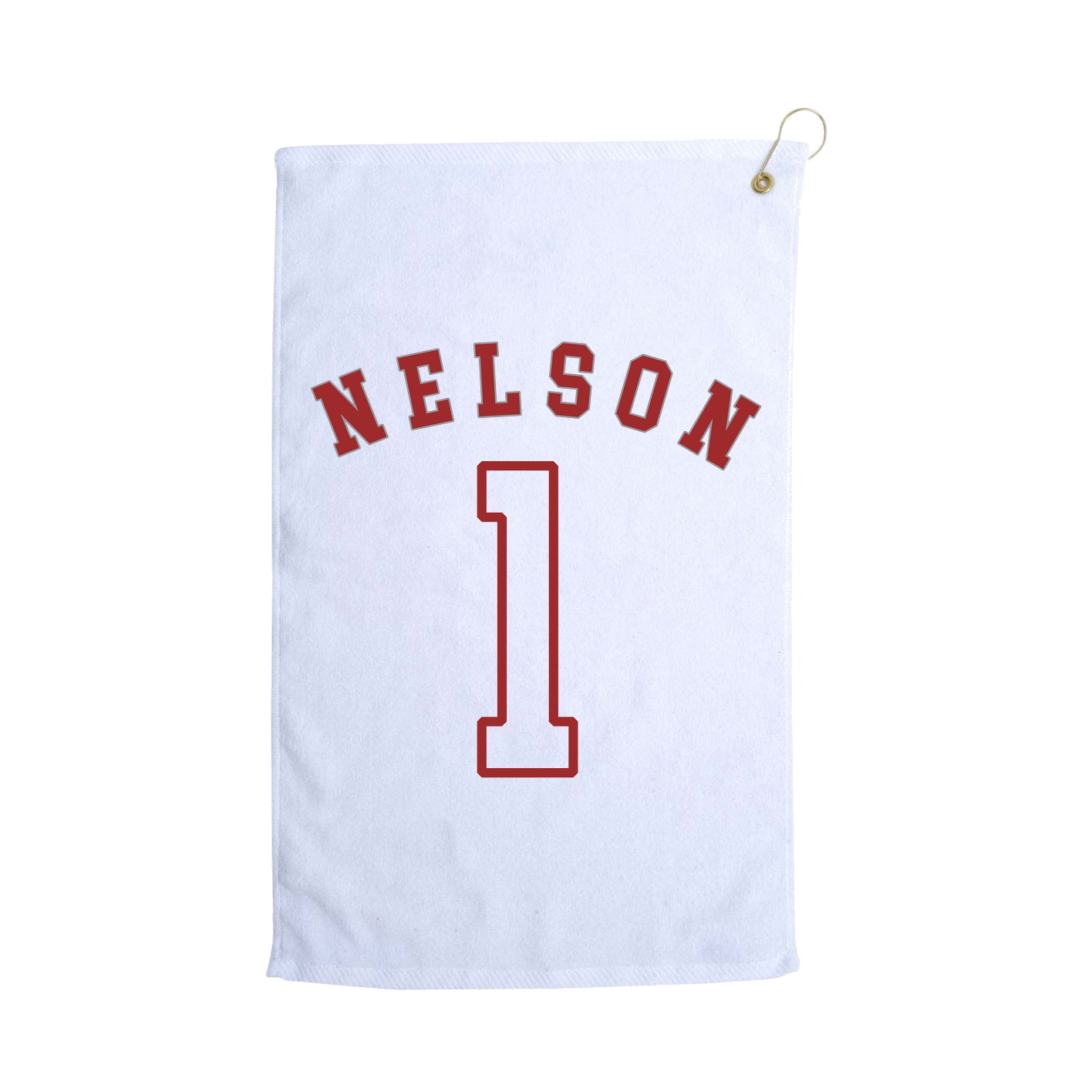 Golf Towel — Shirsey Arch in White