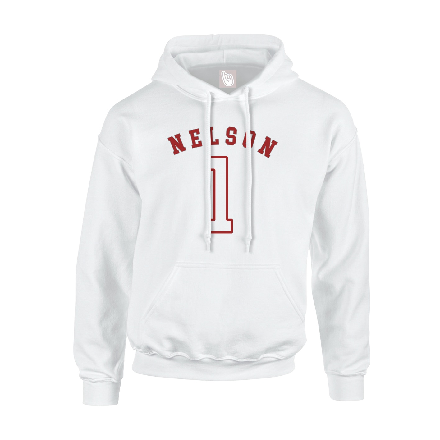 Hoodie — Shirsey Arch in White