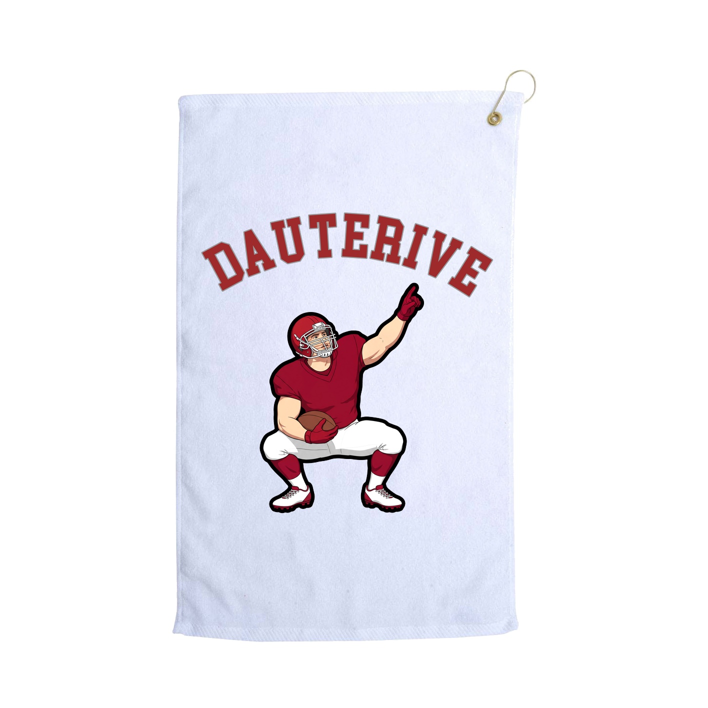 Golf Towel — Shirsey Arch in White
