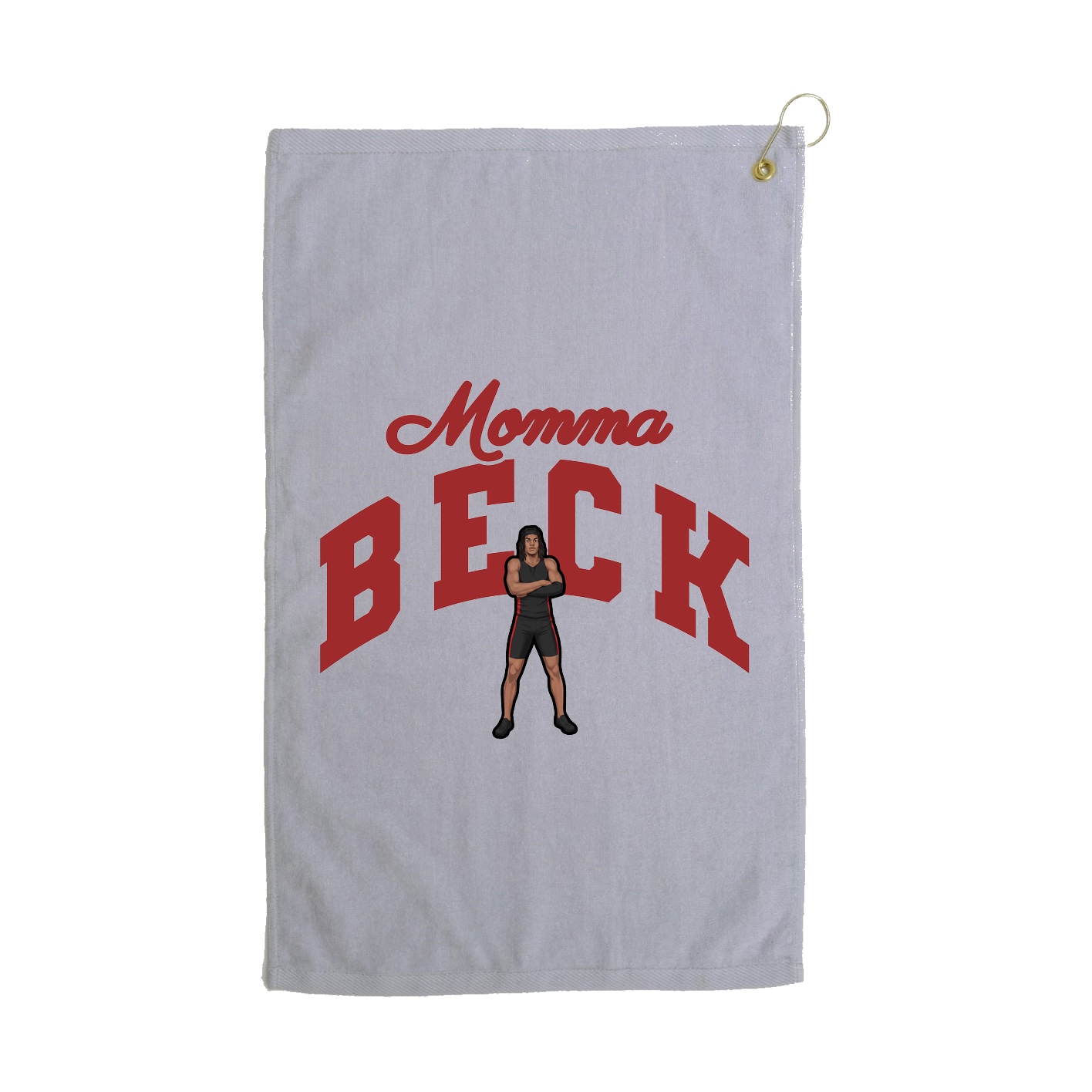 Golf Towel — Mothers Day Arch in Grey