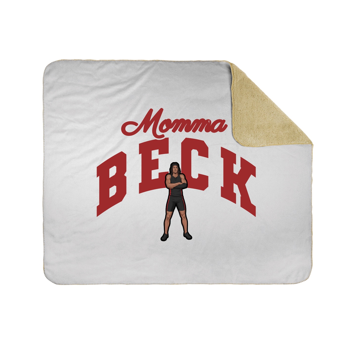Throw Blanket — Mothers Day Arch in White