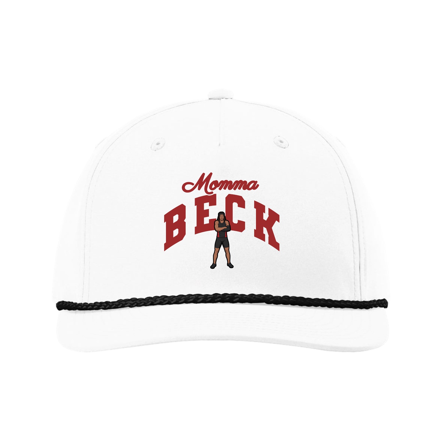 Five-Panel Classic Rope Cap — Mothers Day Arch in White