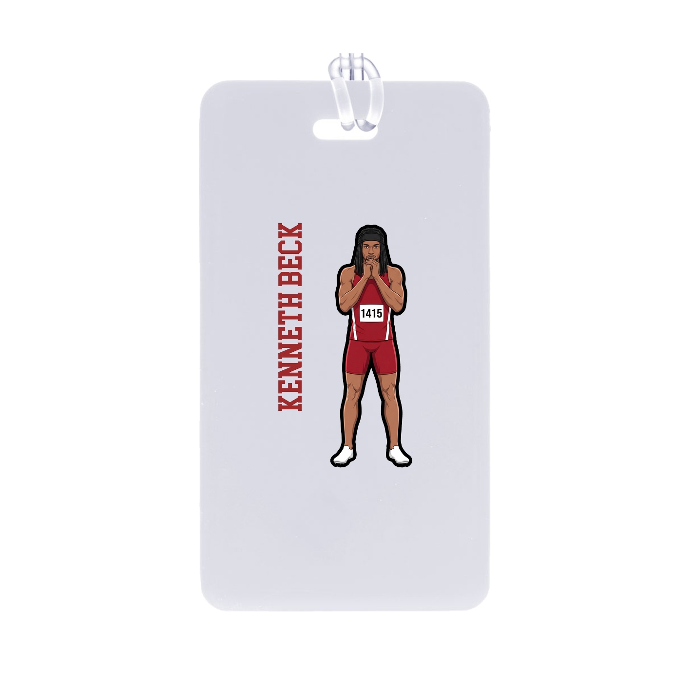 Bag Tag — Name Vertical in Classic