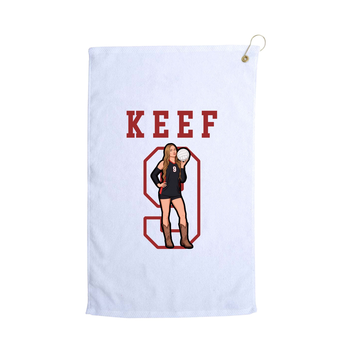 Golf Towel — Shirsey in White