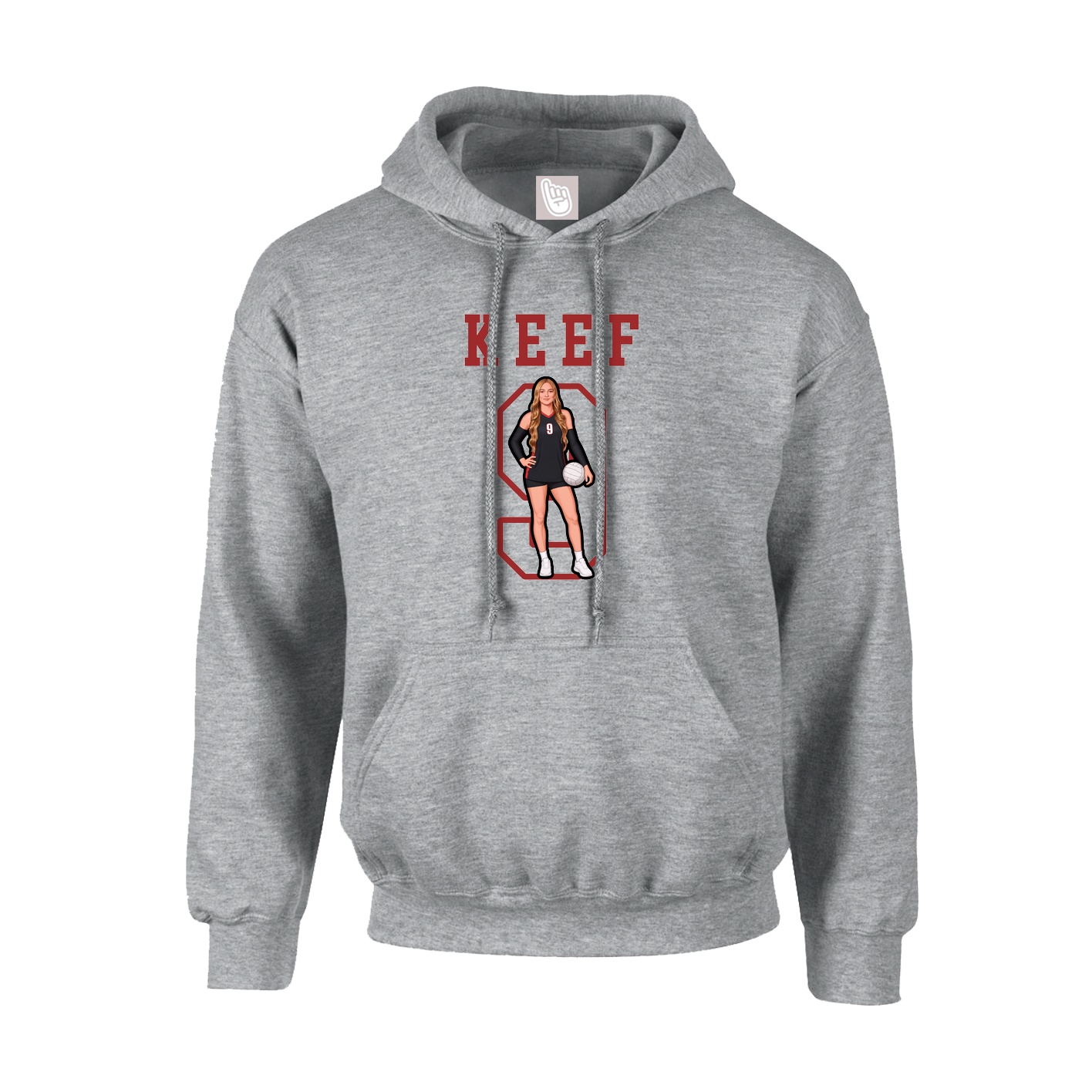 Hoodie — Shirsey in Grey