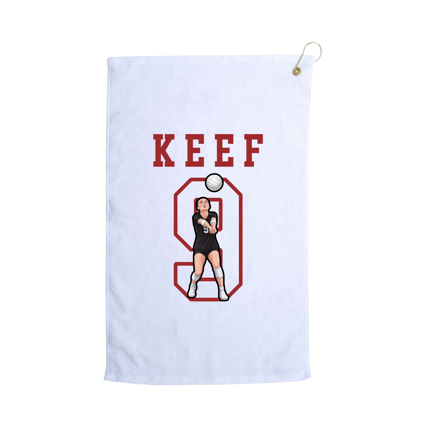Golf Towel — Shirsey in White