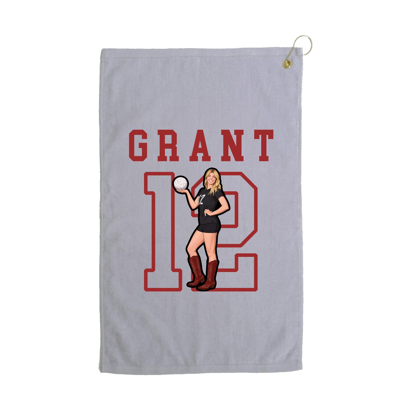 Golf Towel — Shirsey in Grey