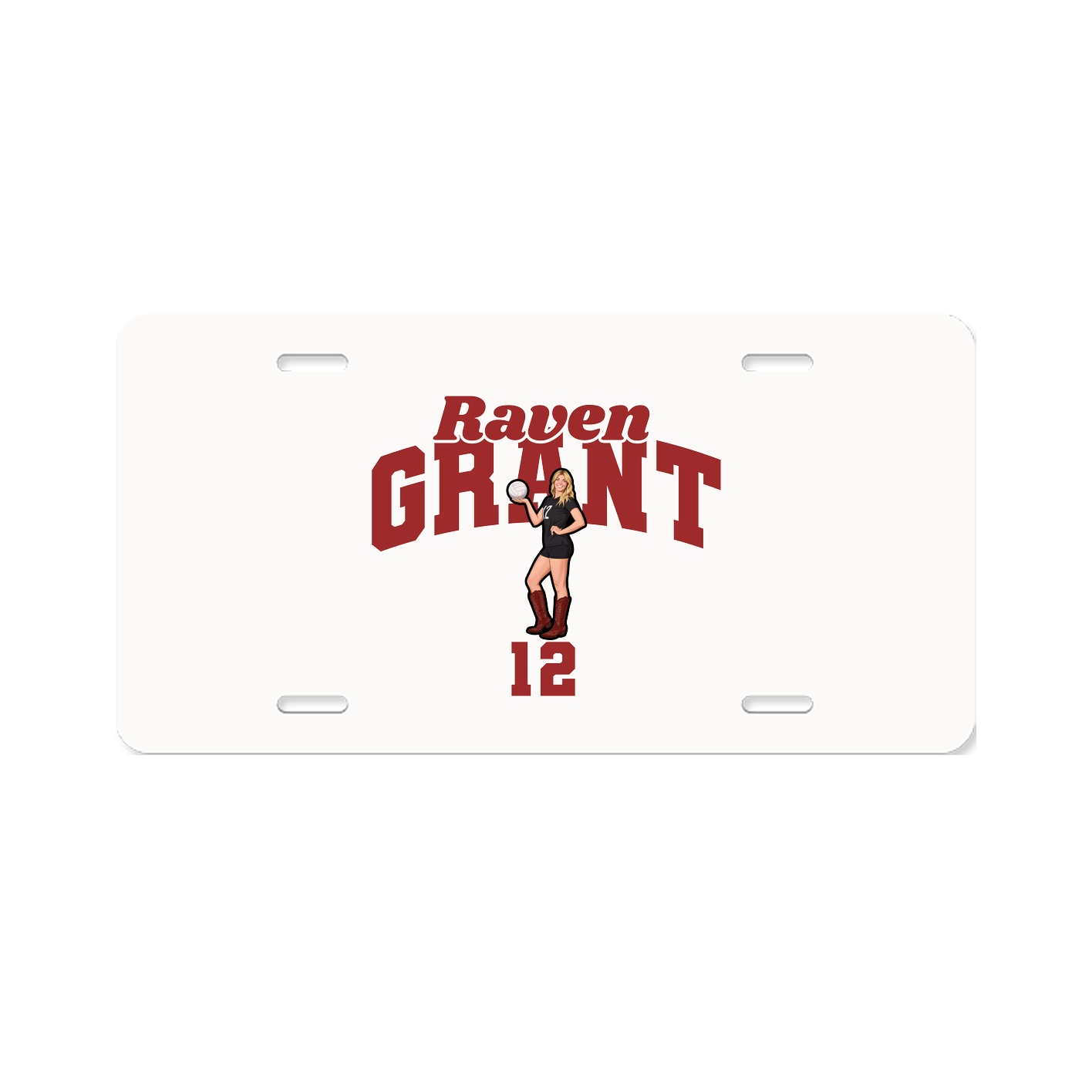 License Plate — Signature Arch in Classic