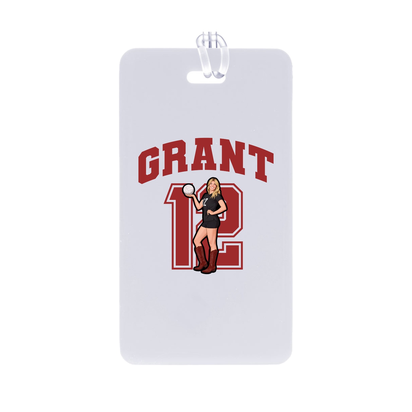 Bag Tag — Number in Classic