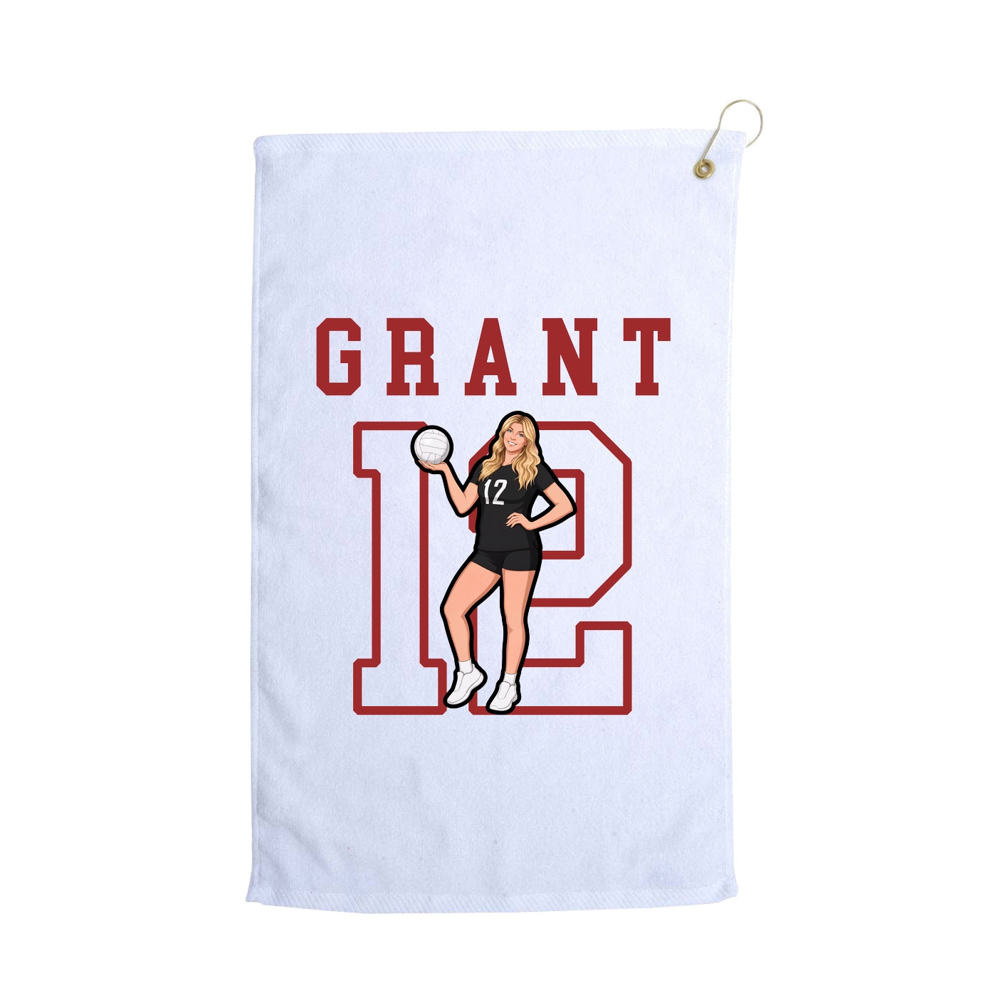 Golf Towel — Shirsey in White