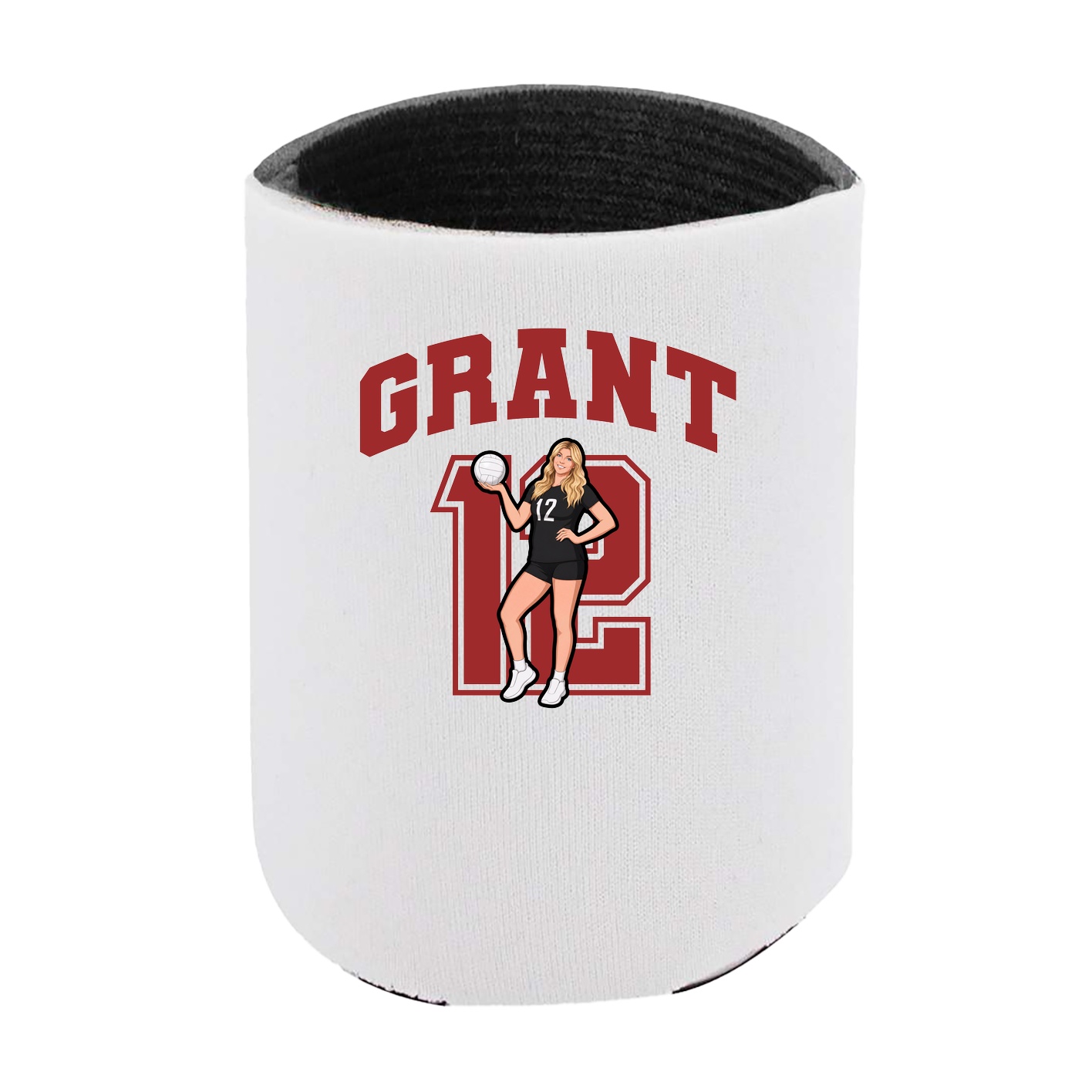 Can Holder — Number in White
