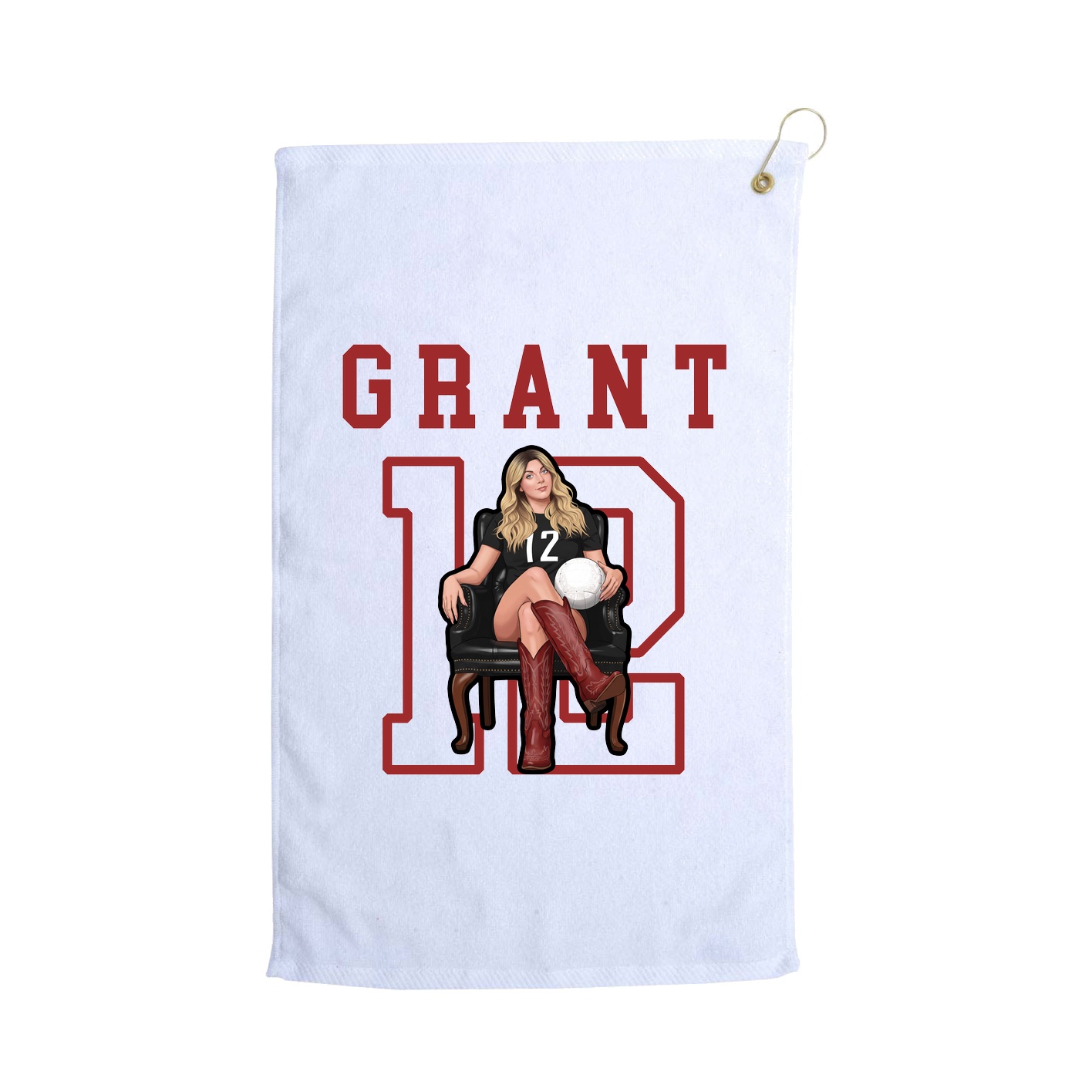 Golf Towel — Shirsey in White
