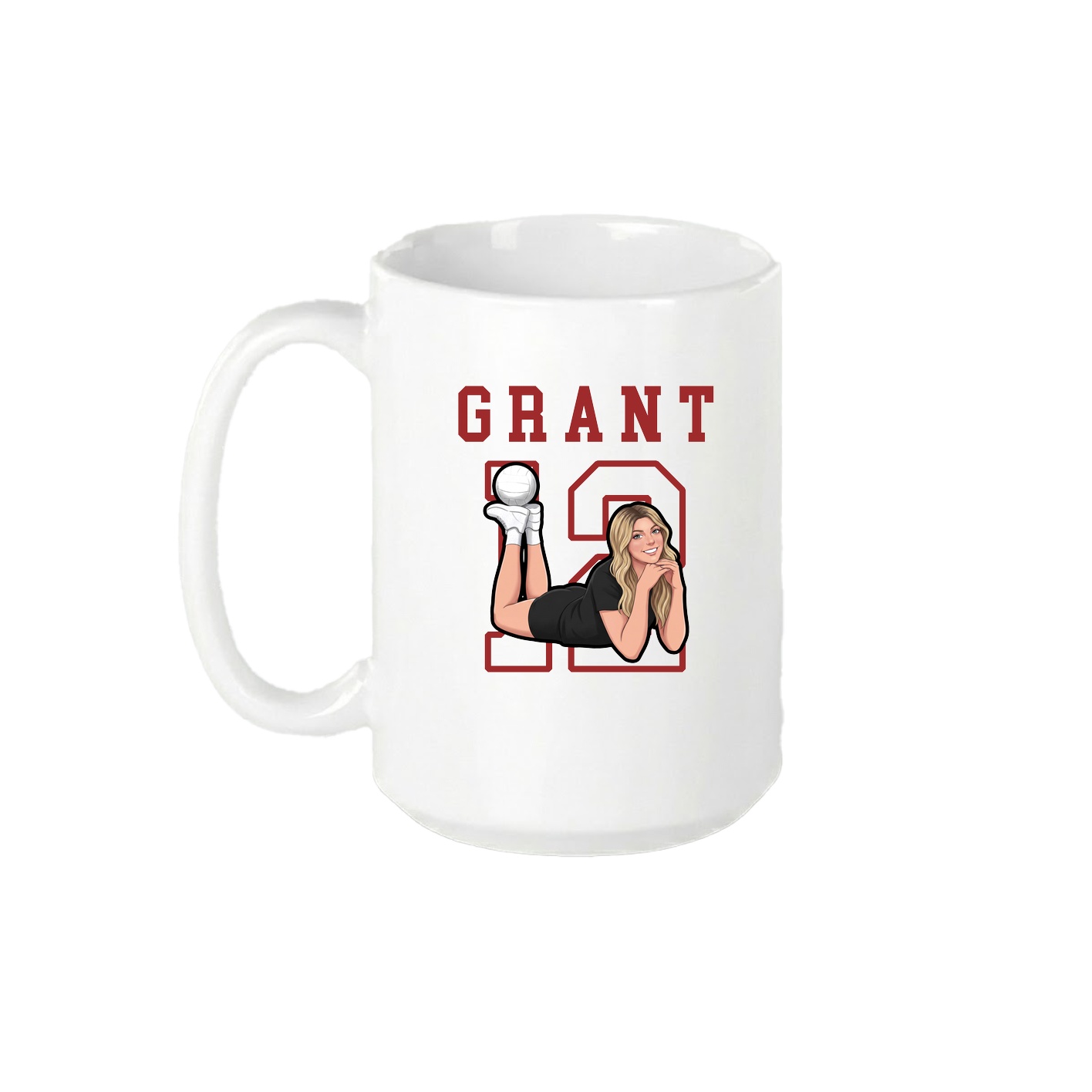 15oz Coffee Mug — Shirsey in White
