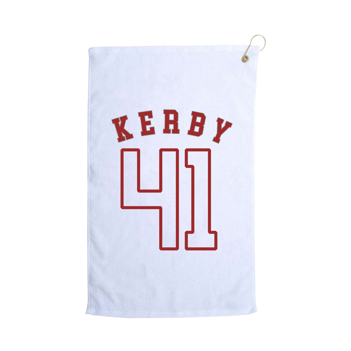 Golf Towel — Shirsey Arch in White